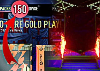I opened 150x Gold Upgrade Packs & got __ Walkouts on FIFA 22...