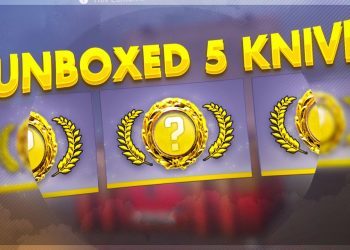 I unboxed 5 knives in csgo..