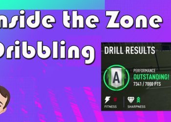 INSIDE THE ZONE DRIBBLING - FIFA 21 How to Get an "A" Rating in Training