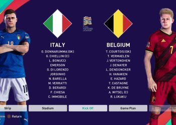 ITALY vs BELGIUM - FINAL UEFA Nations League 2021 | eFootball PES 2021