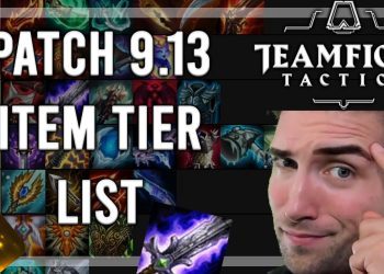 ITEM TIER LIST GUIDE - PATCH 9.13 - Teamfight Tactics