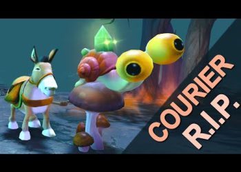 Killing a Courier with a Ward? | Dota 2