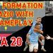 LAZIO - BEST FORMATION, CUSTOM TACTICS & PLAYER INSTRUCTIONS! FIFA 20