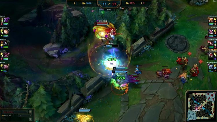 League of Legends 1 night montage | 2 Pentas | Akali | Fiora