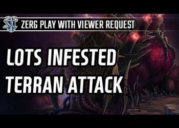 Lots Infested Terran attack vs Terran and 1 more Zerg game 17.08.23 Ladder play