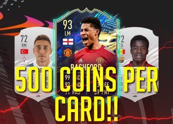MAKE 500 COINS ON EVERY CARD! THE BEST LOW COIN FIFA 21 TRADING METHOD RIGHT NOW! TOTS TRADING TIPS!