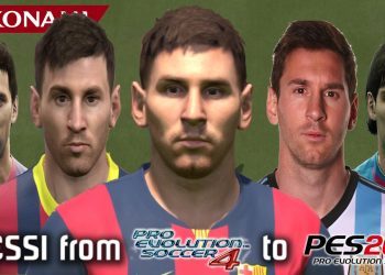 MESSI from PES 4 to PES 2015
