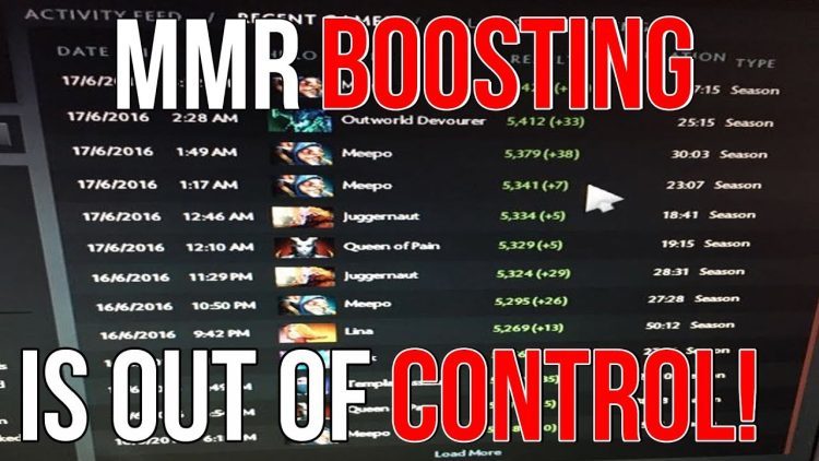MMR Boosting (re-calibration) is out of control in and it's ruining Dota 2
