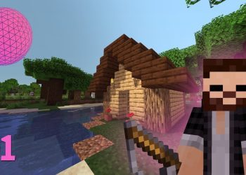 Minecraft TeeGeeSMP [01] - BUILDING THE HUT OF DOOM