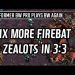 Mix more Firebat vs Zealots in 3:3 Team play l StarCraft: Brood War l Crank