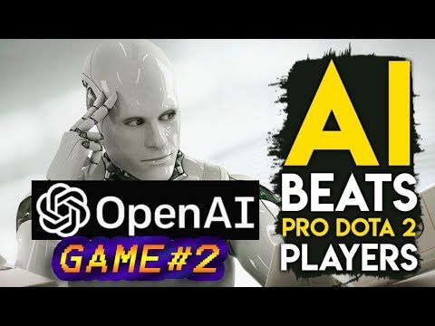OpenAI FIVE vs TEAM HUMAN ALLSTARS GAME 2 | Benchmark DOTA 2