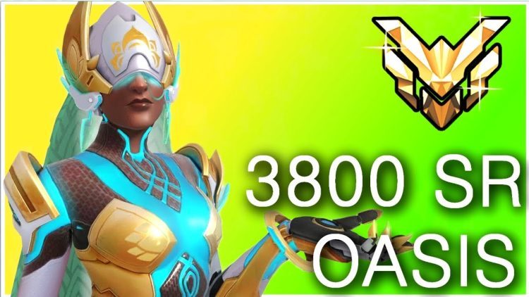 [Overwatch] - 3800 SR Symmetra Gameplay on OASIS (Koth map) - Commentary
