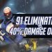 Overwatch - GaleAdelade GodSoldier 76 With 91 Elimination and 40% Damage Output