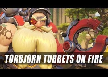 Overwatch Gameplay | Torbjorn OP Gun Turrets! GUN TURRETS ARE ON FIRE