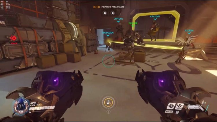 Overwatch Heros playing Jump Rope before game start!