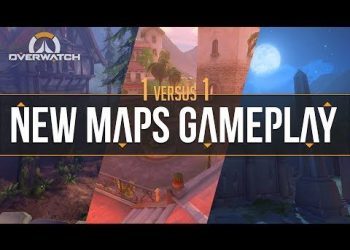 Overwatch - New Maps 1v1 Gameplay (Black Forest, Castillo and Necropolis)