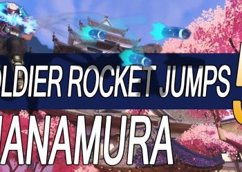 Overwatch: Soldier 76 Helix Rocket Jumps #5 - Hanamura