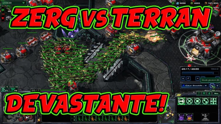 PARTITA SUPER COMBATTUTA! gold3 ZERG vs TERRAN gold 1 [starcraft 2]