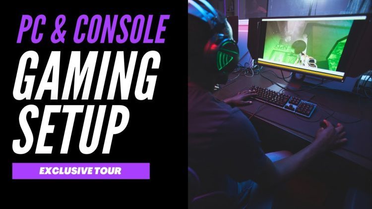 PC Console Gaming Setup Tour 2021