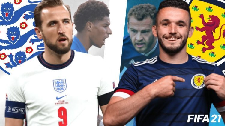 PREDICTING ENGLAND VS SCOTLAND IN FIFA 21