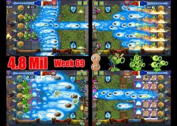 PVZ2 Battlez Week 69-1-All fire storm with Torchwood-Perfect Strategy 4.8Mil