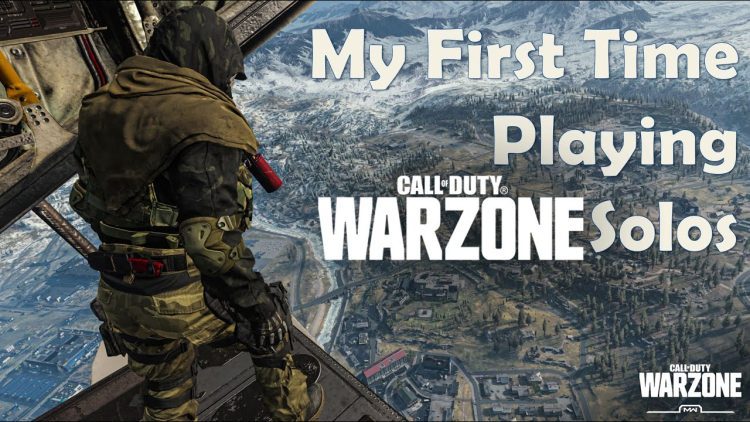 Playing COD Warzone solos for the First Time!