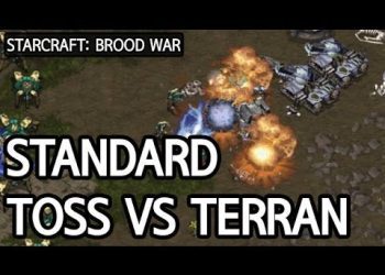Playing stadard Protoss vs Terran l StarCraft: Brood War l Crank