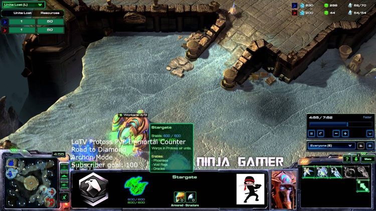 Protoss Immortal Counter with Voidrays! Starcraft 2 Legacy of the Void HD Ultra Archon mode
