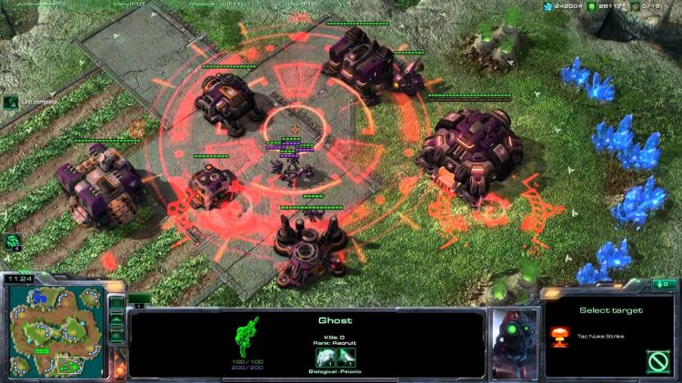 Pushing the limits: Starcraft 2 Nukes are fun