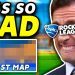 REACTING TO MY VERY FIRST ROCKET LEAGUE MAP
