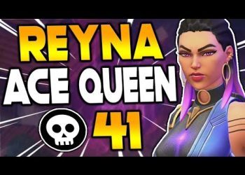 REYNA 40+ KILL VALORANT GAMEPLAY - 1v5 'ACE CLUTCH' QUEEN ft VoiceOverPete