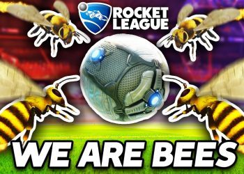 ROCKET LEAGUE, BUT WE'RE ALL BEES