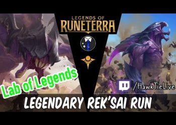 Rek'Sai Guide for Legendary Difficulty! Lab of Legends! | Legends of Runeterra LoR