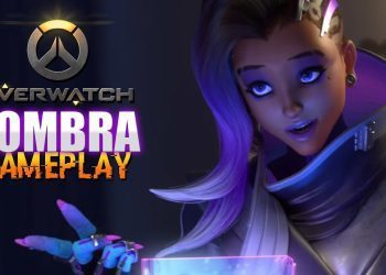 SOMBRA!!! NEW OVERWATCH HERO (ALL SKINS) - GAMEPLAY