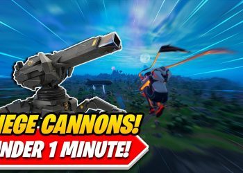 Siege Cannons Are The BEST ROTATION METHOD In Fortnite Battle Royale Chapter 3 Season 2! #Shorts