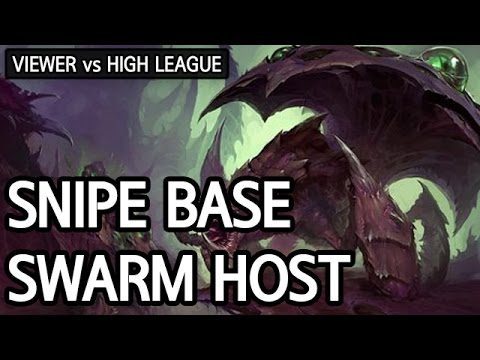 Snipe base with Swarm host! l StarCraft 2: Legacy of the Void l Crank