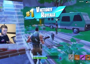 So I played a Random Duos game with 'Ninja' on Fortnite!