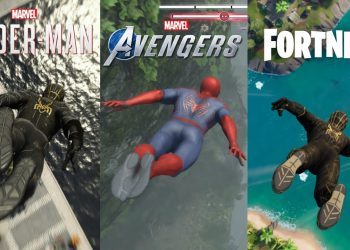 Spider-Man Diving From Highest Point In Fortnite,Avengers game And Spiderman | PS5