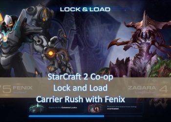 StarCraft 2 Co-op - Lock and Load Carrier Rush with Fenix