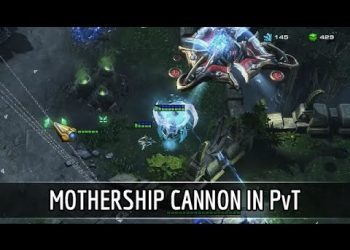 StarCraft 2: Mothership cannon in PvT