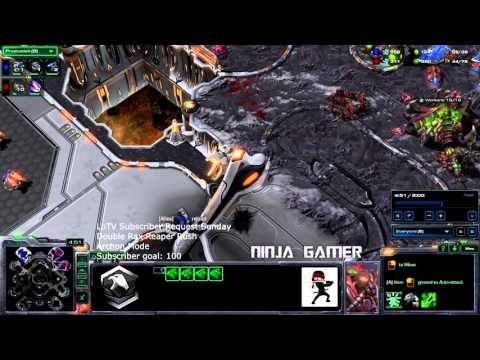 Starcraft 2 Legacy of the Void HD Ultra - Double Rax Reaper Rush (SUBSCRIBER REQUEST SUNDAY)