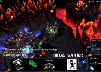 Starcraft 2 Legacy of the Void in Minutes  4v4 Carrier Tempest vs Battlecruiser Viking