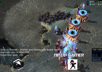 Starcraft 2 Legacy of the Void in Minutes   Zerg vs Protoss Roach Hyra vs Zealot Voidray