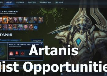 Starcraft 2 Mutation: Protoss Artanis em Mist Opportunities