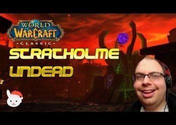 Stratholme Undead Dungeon Run | WoW Classic Gameplay | Warrior