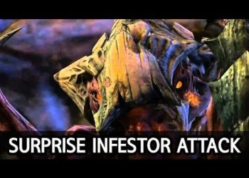 Surprise Infestor attack vs Terran, Zerg l StarCraft 2: Legacy of the Void l Crank