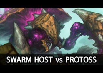 Swarm host vs Protoss l StarCraft 2: Legacy of the Void l Crank