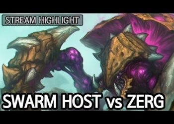 Swarm host vs Zerg l StarCraft 2: Legacy of the Void l Crank