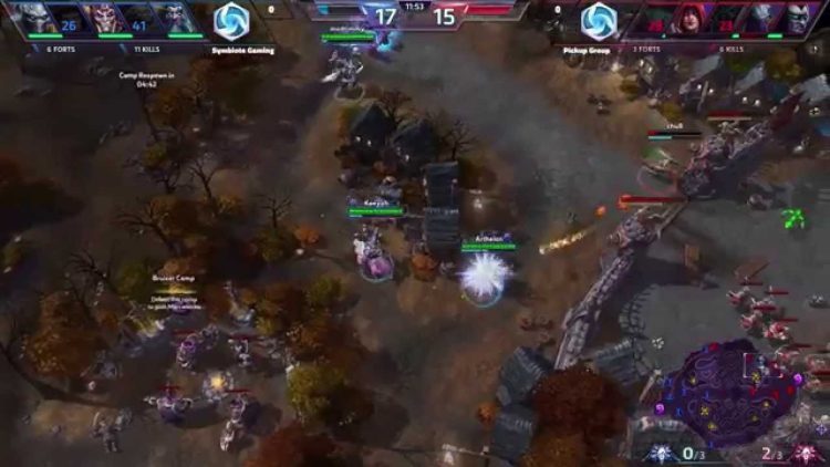 Symbiote Gaming vs Pickup Group - ESL Go4Heroes NA #2 (Ro16)