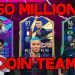 THE BEST TEAM IN FIFA 21!! CRAZY 50 MILLION COIN SQUADBUILDER! FT. PRIME MOMENTS R9 & GULLIT!